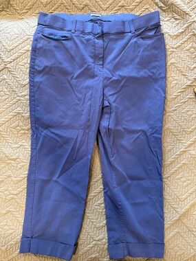 Maurices Blue Cropped Ankle Pants